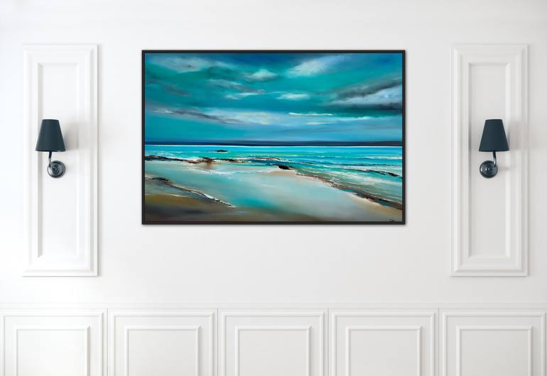 Original Expressionism Seascape Painting by Geoff Pike