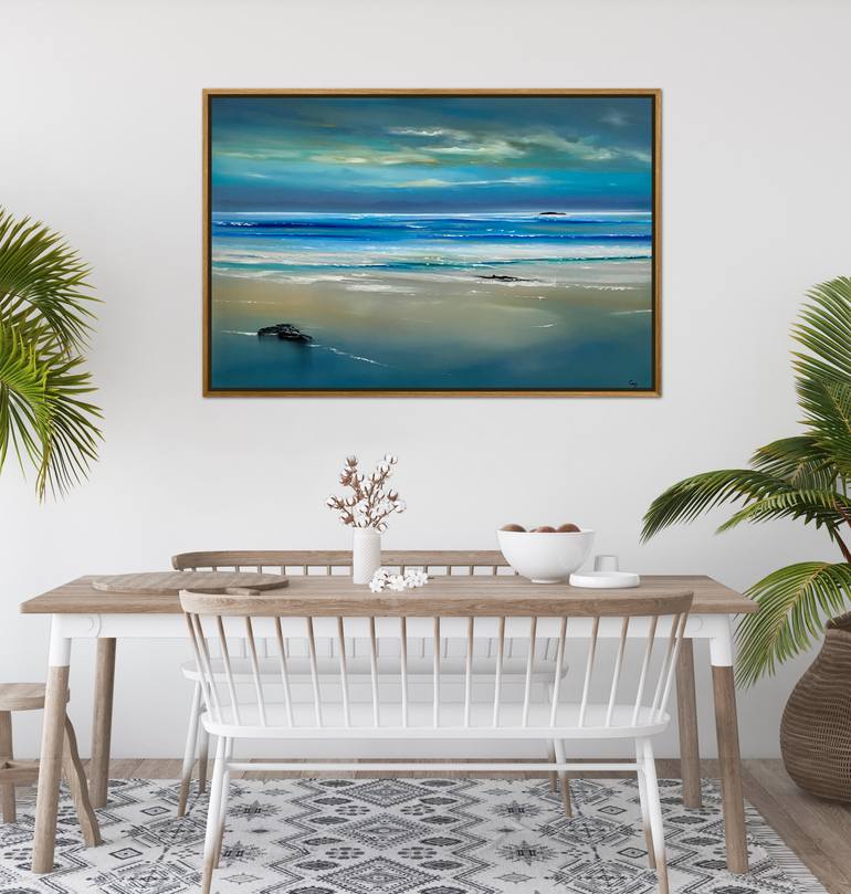 Original Expressionism Seascape Painting by Geoff Pike
