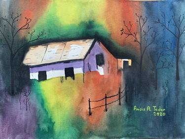 Print of Rural life Paintings by Anisia Todor