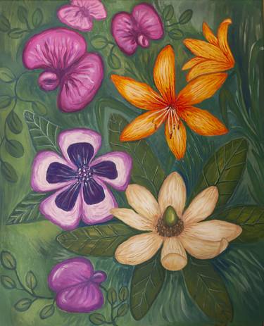 Original Realism Botanic Paintings by Liliia Dutka