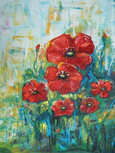 Print of Fine Art Floral Paintings by Liliia Dutka