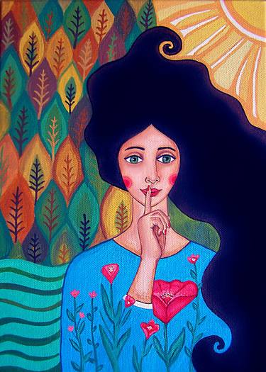 Print of Fine Art Women Paintings by Liliia Dutka