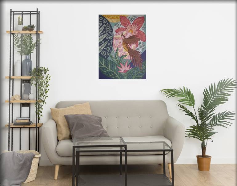 Original Floral Painting by Liliia Dutka