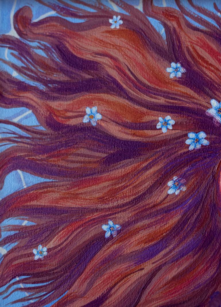Original Symbolism Women Painting by Liliia Dutka