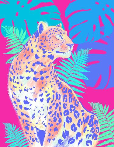 Neon jaguar jungle thumb