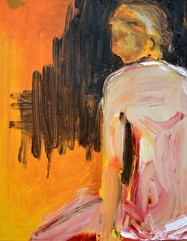 Original Abstract Expressionism Body Paintings by Olga Wardega