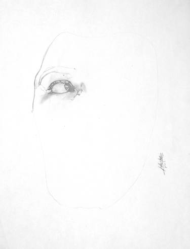 Print of Minimalism Portrait Drawings by Alberto Suarez