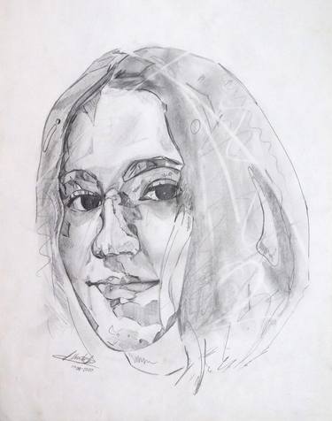 Print of Portrait Drawings by Alberto Suarez