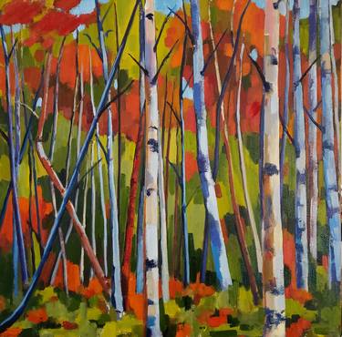 Birch Garden with Red Sand thumb