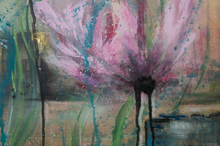 Original Art Deco Abstract Painting by Diana ČErnáková