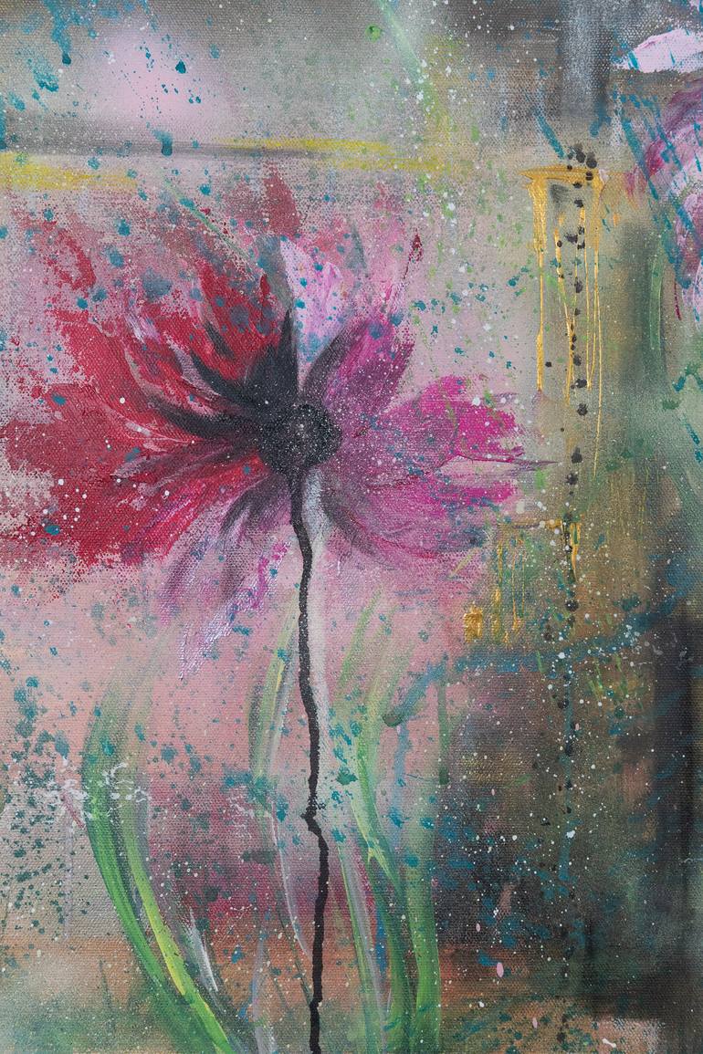 Original Art Deco Abstract Painting by Diana ČErnáková