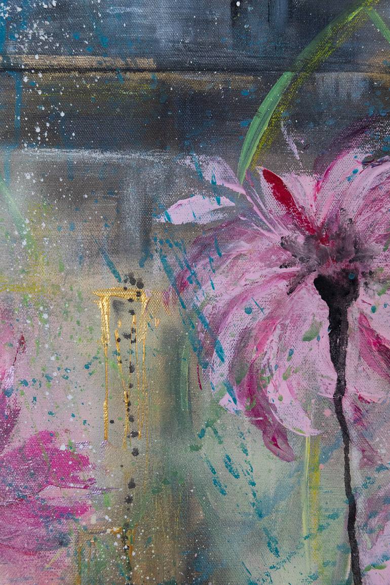 Original Art Deco Abstract Painting by Diana ČErnáková