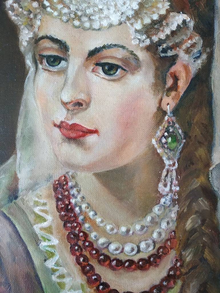 Original Portrait Painting by Tatyana Mishurova