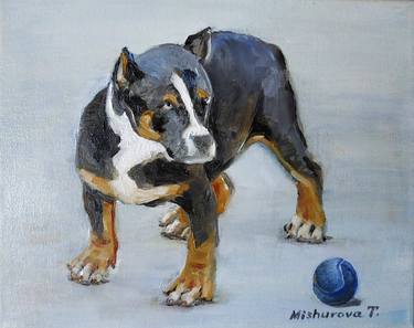 Original Realism Animal Painting by Tatyana Mishurova
