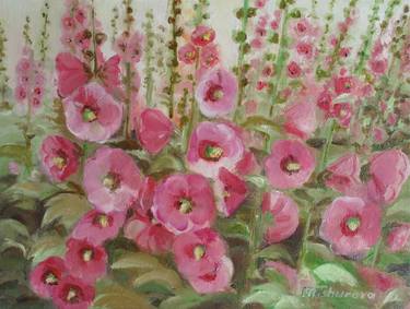 Original Art Deco Garden Paintings by Tatyana Mishurova