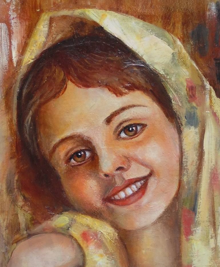 Original Portrait Painting by Tatyana Mishurova