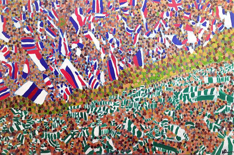 The Old Firm Painting by Barry Laden | Saatchi Art