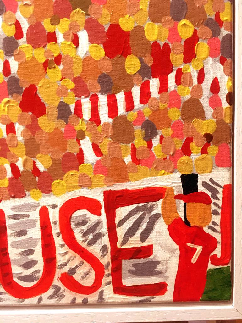 Original Abstract Sports Painting by Barry Laden