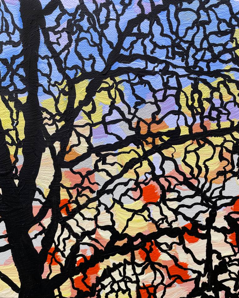 Original Abstract Expressionism Landscape Painting by Barry Laden