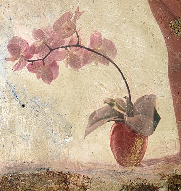Original Figurative Floral Mixed Media by Enric Aromi-Masriera