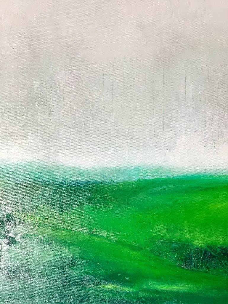 Original Abstract Expressionism Landscape Painting by Victoria Curling-Eriksson