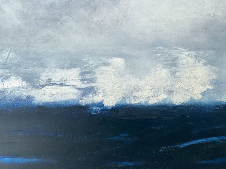 Original Abstract Seascape Painting by Victoria Curling-Eriksson