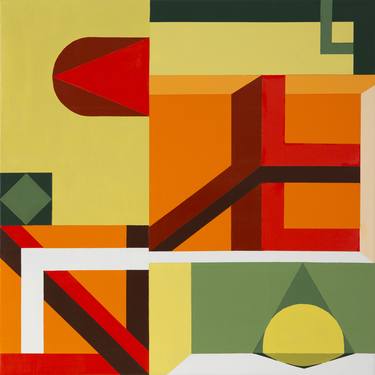 Print of Abstract Geometric Paintings by Adrian Banu