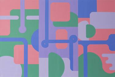 Print of Abstract Geometric Paintings by Adrian Banu