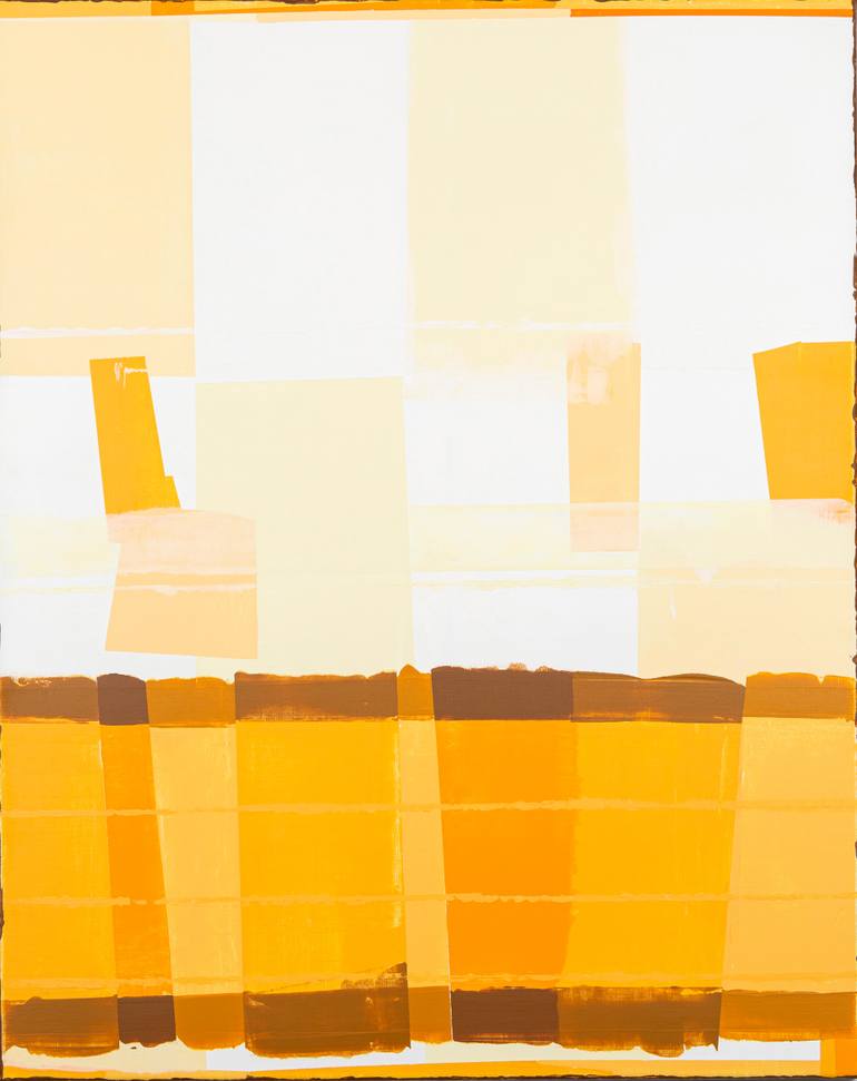 Original Abstract Painting by Adrian Banu  Abstract Art on Canvas  Summer Time