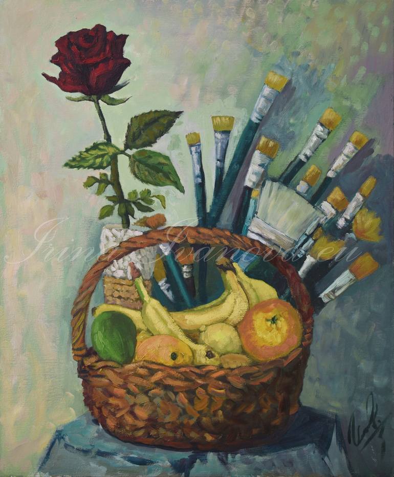 Original Fine Art Still Life Paintings by Irina Ivanova