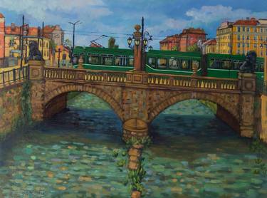 Print of Cities Paintings by Irina Ivanova