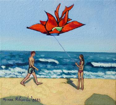 Original Fine Art Beach Paintings by Irina Ivanova