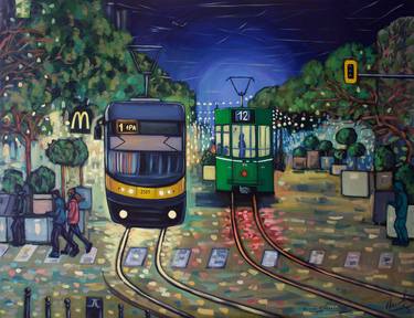 Original Fine Art Cities Paintings by Irina Ivanova