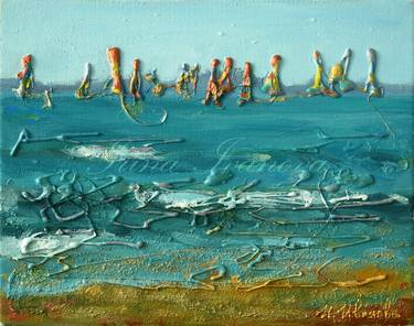 Original Abstract Beach Paintings by Irina Ivanova
