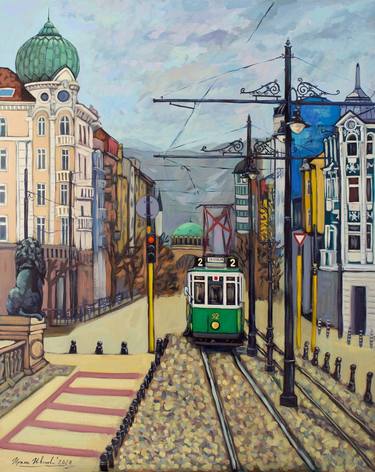 Original Impressionism Cities Paintings by Irina Ivanova