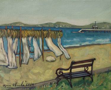 Original Impressionism Beach Paintings by Irina Ivanova
