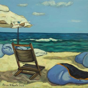 Original Conceptual Beach Paintings by Irina Ivanova