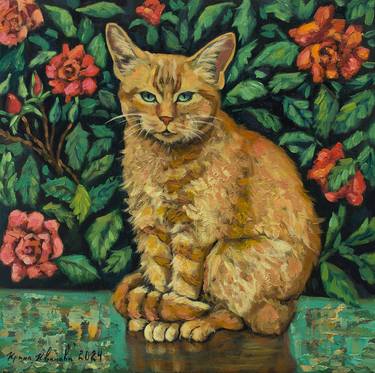 Original Realism Cats Paintings by Irina Ivanova