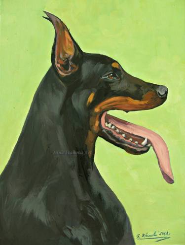 Print of Dogs Paintings by Irina Ivanova