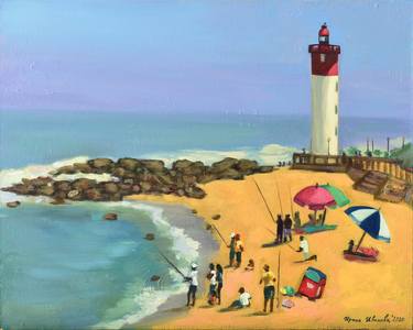 Original Figurative Beach Paintings by Irina Ivanova