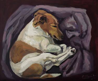 Original Dogs Paintings by Irina Ivanova