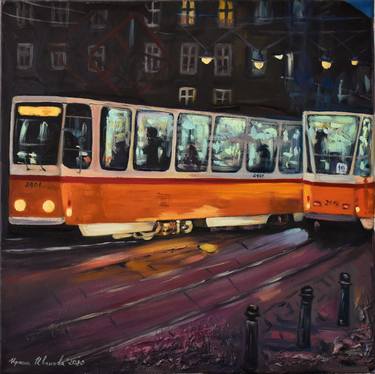 Print of Train Paintings by Irina Ivanova