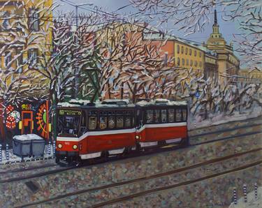 Original Fine Art Cities Paintings by Irina Ivanova