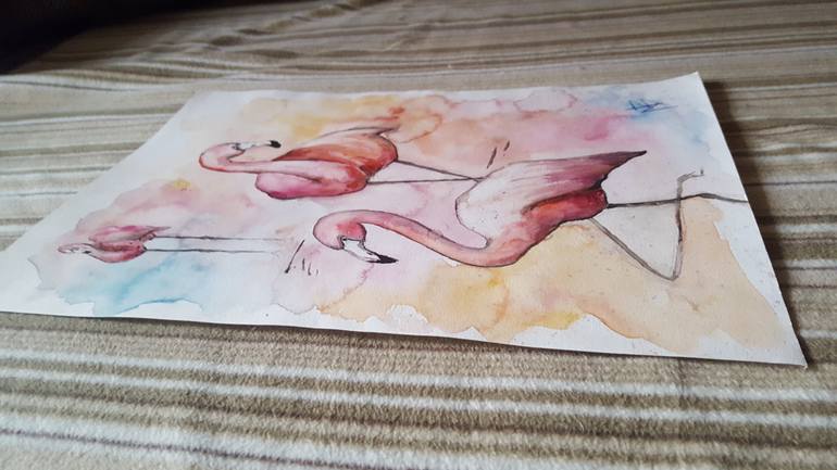 Original Realism Animal Painting by Natalija Butkute