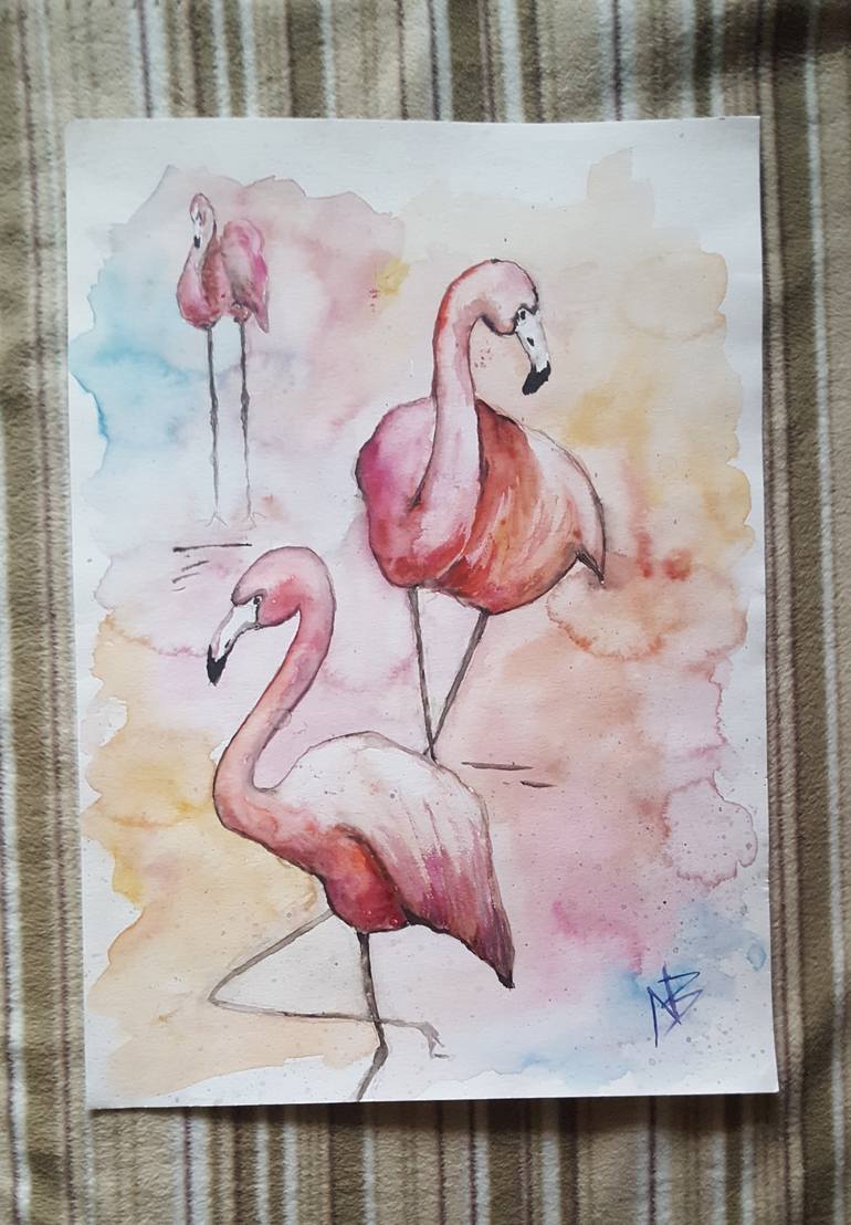 Original Realism Animal Painting by Natalija Butkute