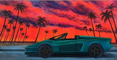 Original Fine Art Automobile Paintings by Nadir Babayev