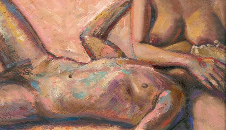 Original Modern Nude Painting by Nadir Babayev