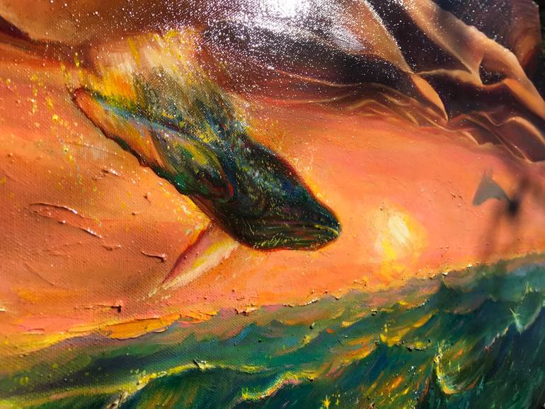 Original Abstract Expressionism Animal Painting by Nadir Babayev