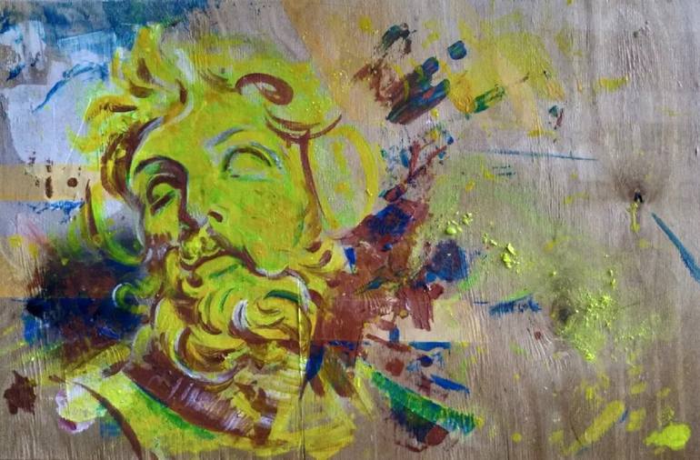 Original Modern Classical mythology Painting by Nadir Babayev