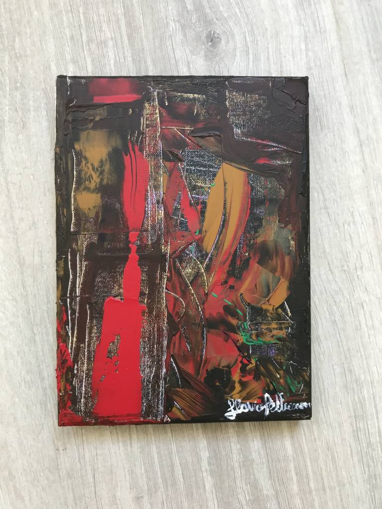 Original Modern Abstract Painting by Flavio Pelliccioni